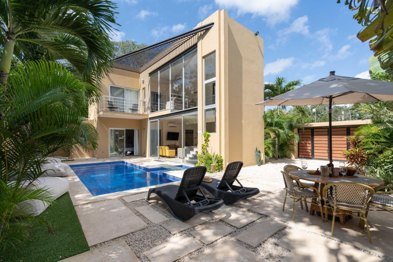 Tulum Private Modern Villa-Pool Beds-Ac-Internet-Parking-Grill Екстериор снимка
