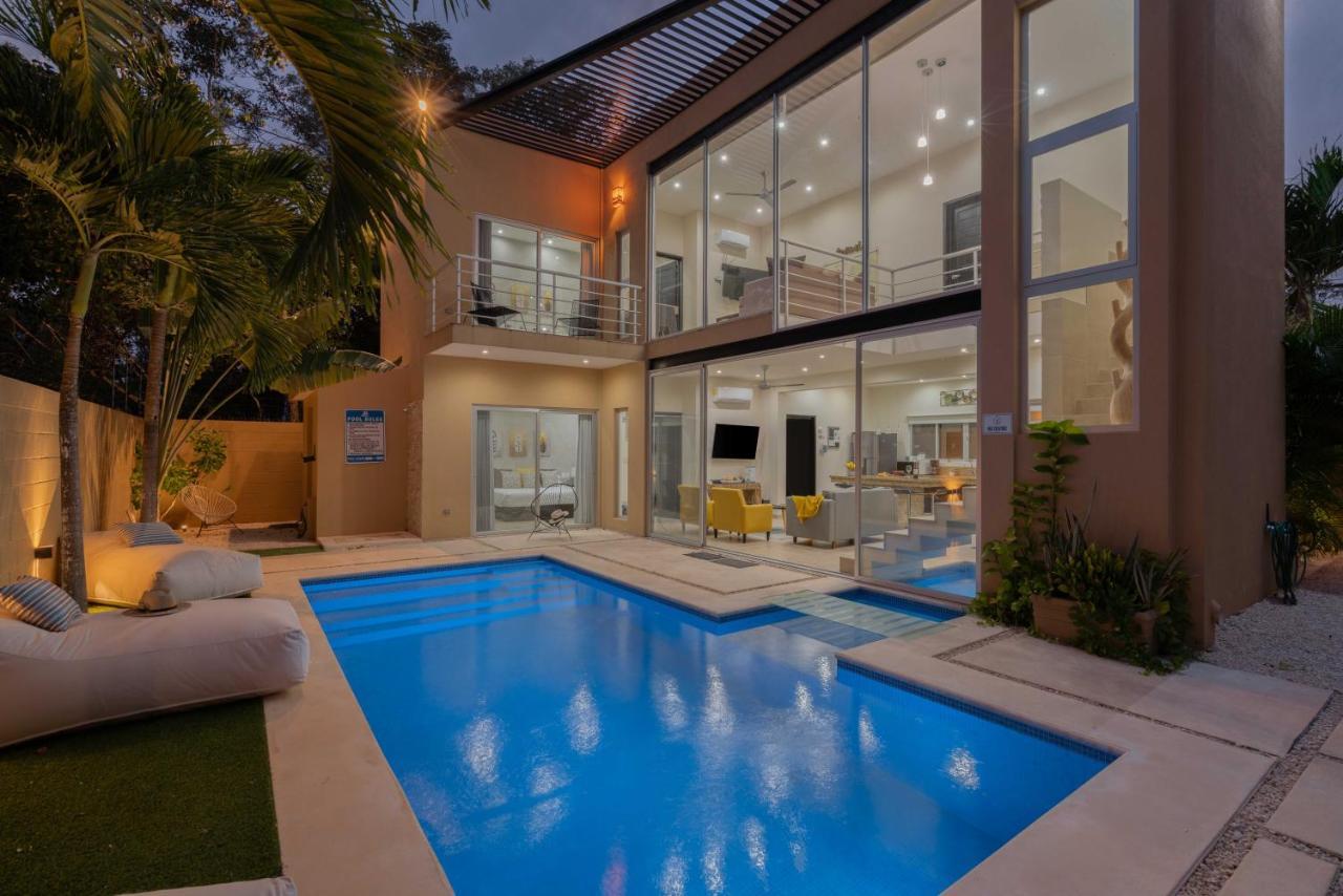 Tulum Private Modern Villa-Pool Beds-Ac-Internet-Parking-Grill Екстериор снимка
