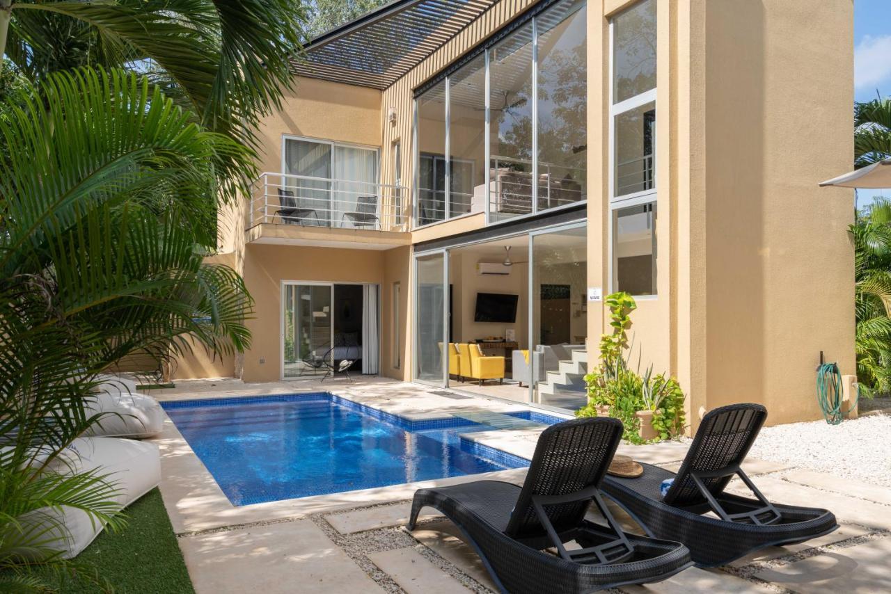 Tulum Private Modern Villa-Pool Beds-Ac-Internet-Parking-Grill Екстериор снимка