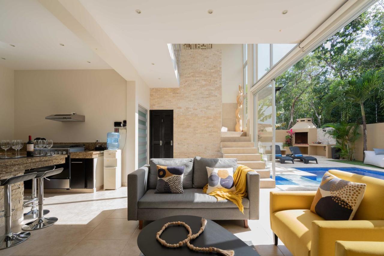 Tulum Private Modern Villa-Pool Beds-Ac-Internet-Parking-Grill Екстериор снимка